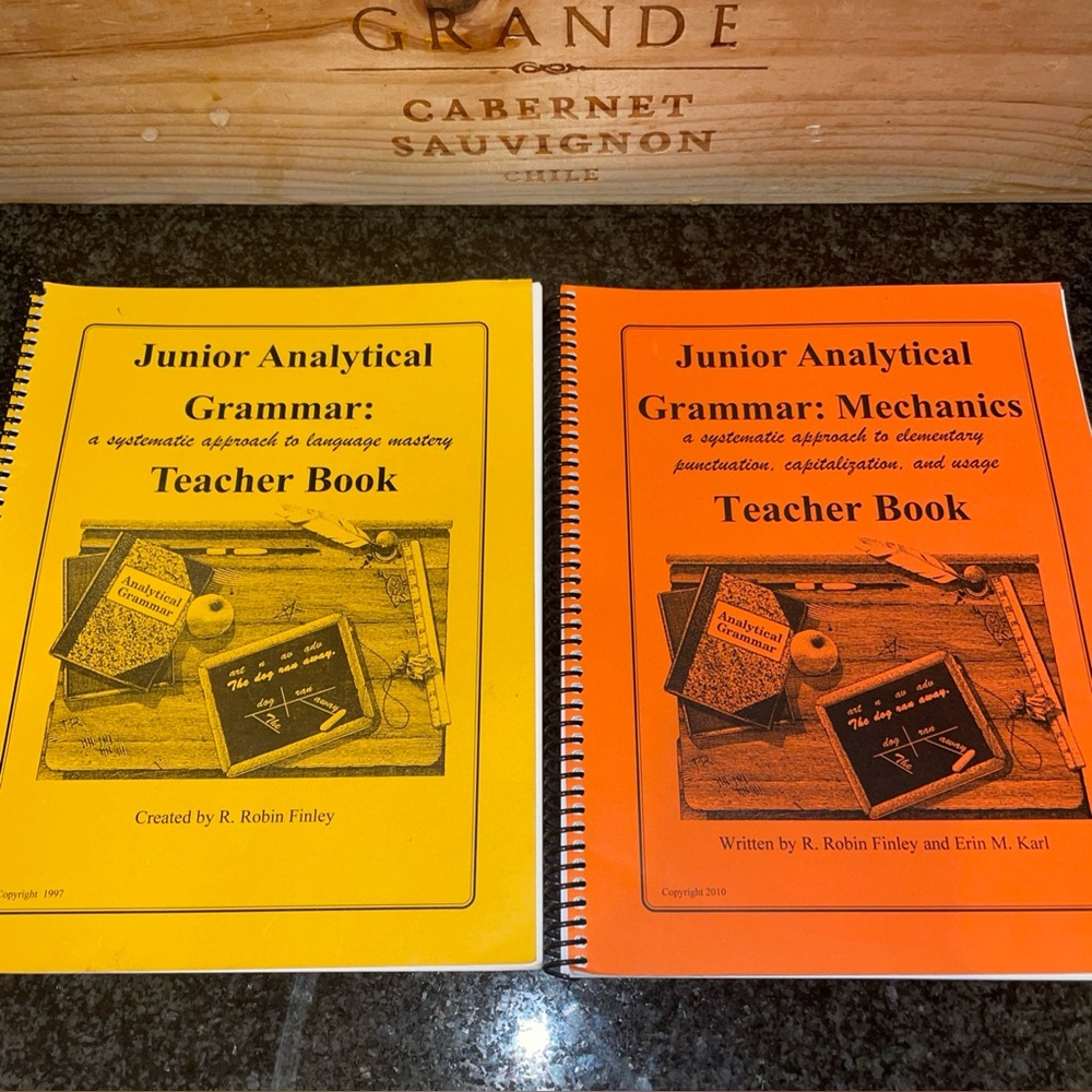 Junior Analytical Grammar Teacher Book AND Mechanics Teacher Book